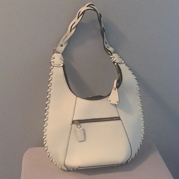 White leather shoulder bag - Picture 1 of 1